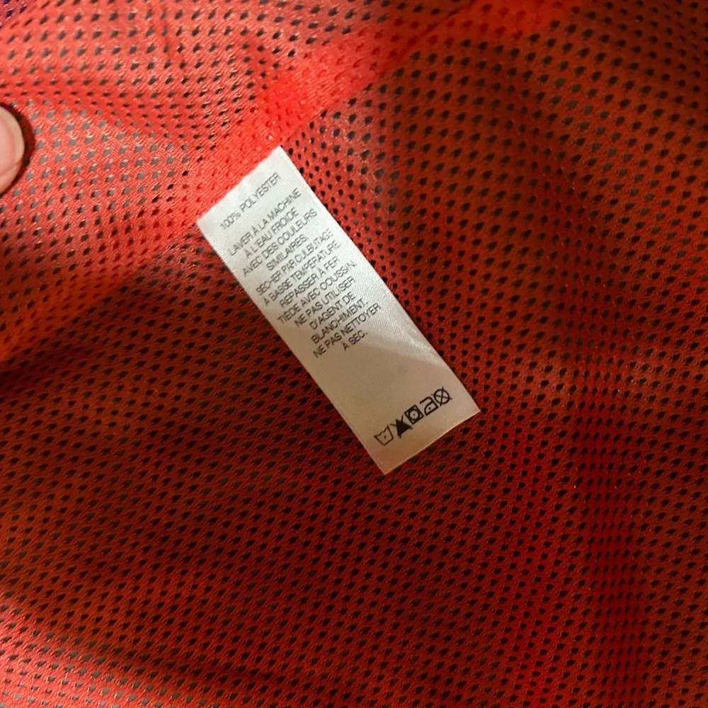 Vineyard Vines Men’s Preppy Blue Orange Lightweight Golf Shell Vest Jacket M